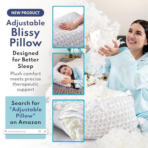 Blissy Silk Pillowcase - 100% Pure Mulberry Silk - 22 Momme 6A High-Grade Fibers - Pillow Cover for Hair & Skin - Regular, Queen & King with Hidden Zipper (Standard,Blissy White)