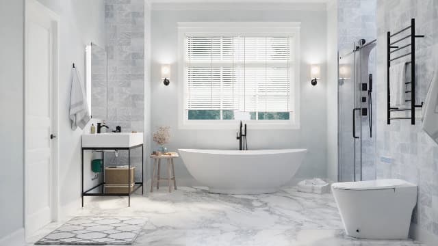ANZZI Walk In Tub 53" x 27'' Right Drain Fully Loaded Tub, Air Jets & Whirlpool Massage Jets Hot Tub (2753FLWR)
