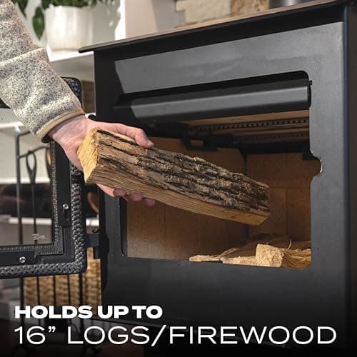 Small Wood Stove heats up to 2000 Sq ft