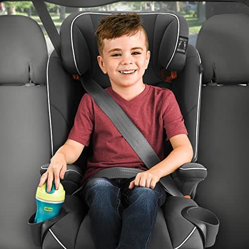 Chicco MyFit® Harness + Booster Car Seat, Forward-Facing 5-Point Harness Car Seat and High Back Booster Seat, for Children 25-100 lbs. | Fathom/Grey/Blue