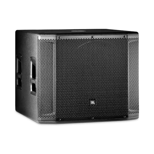 JBL Professional SRX818SP Portable, Active, Amplified, Powered 18 Inch Subwoofer System. 1000 Watt Peak Crown Amplifier. DJ, PA, Stage. Black
