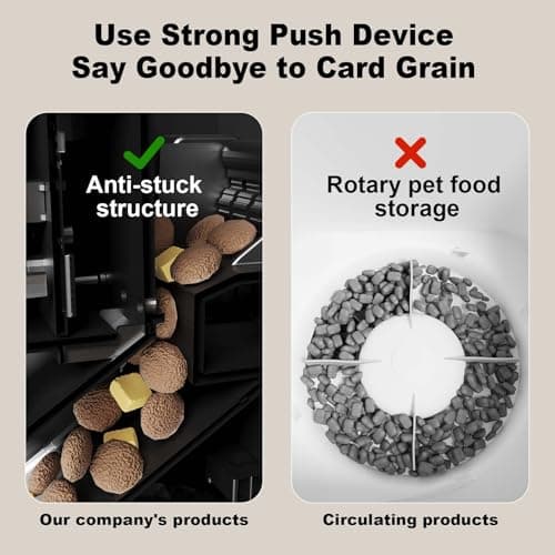 3-Cat Automatic Pet Feeder, 6L WiFi Cat Food Dispenser with APP Control, 1-10 Meal Programmable, Voice Recorder, Smart Alerts, Stainless Steel Bowls for Cats and Small Dogs (Black)