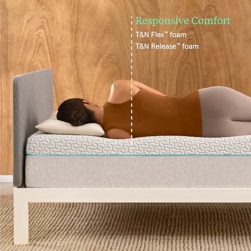 Tuft & Needle Original Hybrid Medium King Mattress, Adaptive Foam, Individually-Wrapped Coils, Cooling Pressure Relief, 100 Night Trial, Fiberglass-Free, CertiPUR-US, 10-Year Limited Warranty