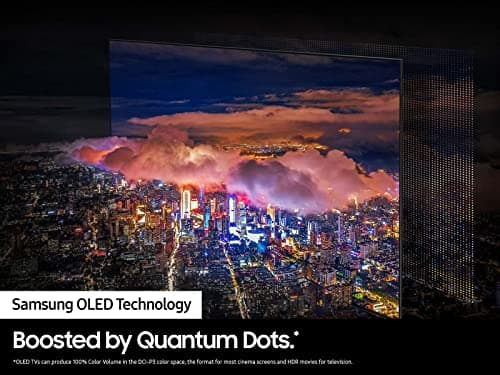 Samsung 65-Inch Class OLED 4K S95C Series Quantum HDR Smart TV w/Dolby Atmos, Object Tracking Sound+, Q Symphony, Motion Xcelerator Turbo Pro, Gaming Hub, Alexa Built-in (QN65S95C), Titan Black