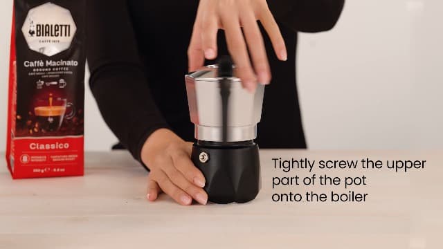 Bialetti Brikka Moka Pot - Crema-Rich Stovetop Espresso Maker, Italian Coffee Maker, 2 Espresso Shots (3.4 oz - 100 ml), Black