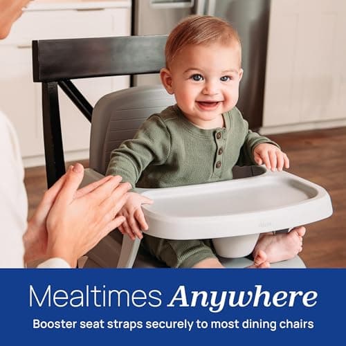 Chicco Bento™ 3-in-1 Portable Booster Seat for Table, Feeding Seat and Toddler Chair for Babies and Toddlers, for Children up to 50 lbs., Lightweight, Compact Fold | Sage/Green
