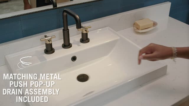 Delta Nicoli Brushed Gold Bathroom Faucet 3 Hole, 8 Inch Widespread Bathroom Sink Faucet for Vanity, Push-Pop Drain Assembly, Champagne Bronze 35894LF-CZ