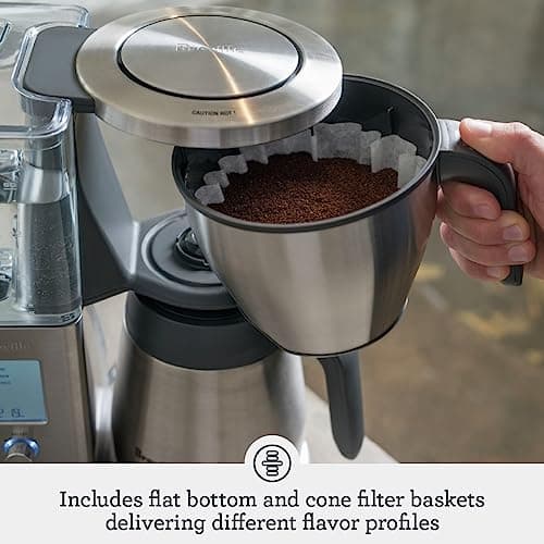 Breville Precision Brewer Drip Coffee Machine, Thermal Carafe, One Size, Brushed Stainless Steel
