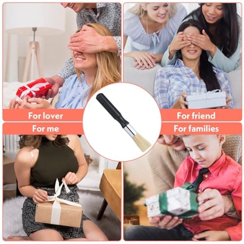 Coffee Grinder Cleaning Brush,Barista Brush with Natural Boar Bristles Black Handle Espresso Machine Tools Professional Equipment for Barista Home Kitchen