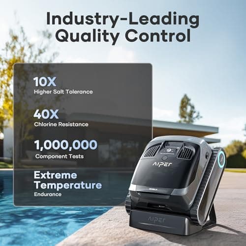 (Upgrade) AIPER Scuba X1 and Surfer S2, Complete Comprehensive Pool Care (Floor, Wall, Waterline and Pool Surface), Ideal for In-Ground Pool up to 2150 sq.ft