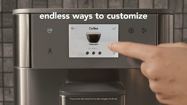 KitchenAid Fully Automatic Espresso Machine KF7 with Milk Attachment, KES8557SX, Stainless Steel