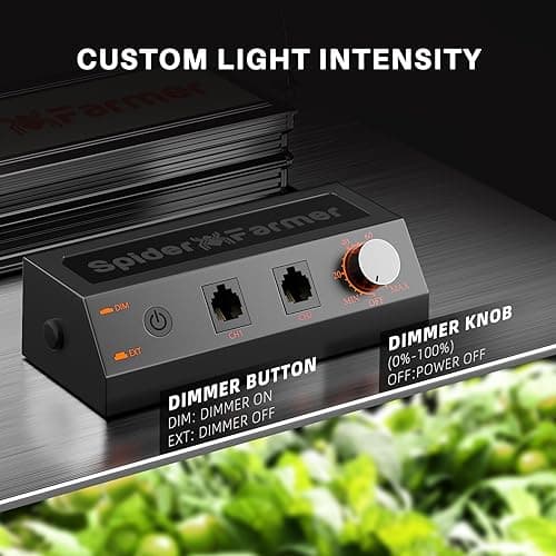 Spider Farmer 2024 New SF4000 LED Grow Light 4x4 with Samsung LM301H EVO High Efficiency & Dimmable Lighting, Full-Spectrum Commercial Plant Lights