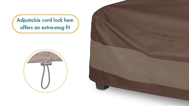 Duck Covers Ultimate Waterproof Patio Sofa Cover, Outdoor Couch Cover with All Weather Protection, Patio Furniture Covers with Attachment Strap, 77"W x 35"D x 35"H, Outdoor Sofa Cover