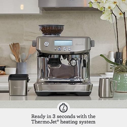 Breville Barista Pro Espresso Machine BES878BTR, Black Truffle