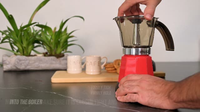 Imusa 6 or 3cup Electric Espresso Maker, Black