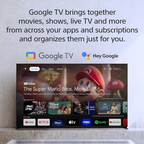 Sony 75-Inch Class 4K Ultra HD BRAVIA 3 LED Smart TV with Google TV, Dolby Vision HDR, and Exclusive Features for PlayStation®5 (K-75S30), 2024 Model