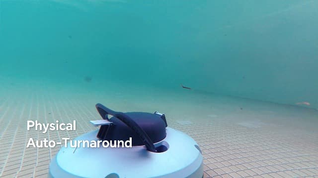 S100 Cordless Robot Pool Cleaner, Last 130Min, 18° Slope Angle, Automatic Pool Vacuum for Above Ground Pools, Self-Parking Pool Cleaner with Filter Basket, Pool Robot Up to 1100 sq.ft