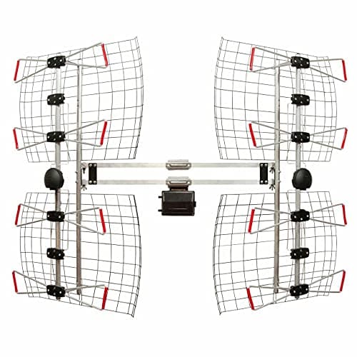 Antennas Direct 8-Element Bowtie UHF Outdoor HDTV Antenna, Multi-Directional, 70+ Mile Range, 4K 8K UHD NEXTGEN TV – w/All-Weather Mounting Hardware