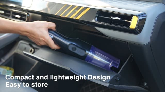 Handheld Vacuum Cordless, Car Vacuum with 16000Pa Powerful Suction, Lightweight at 1.3 lbs, Rechargeable Vacuum Cleaners for Home Office Car Pets with Brushless Motor, Multiple Accessories