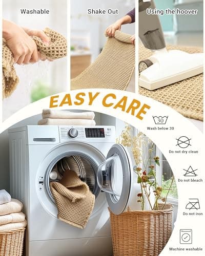 Large Waffle Bath Mat Set, Non Slip Bathroom Mat Set, Ultra Absorbent Bath Mats for Bathroom Decor, Extra Soft Floor Bathroom Rugs Sets 2 Piece, Washable Bath Rugs (20"×47" and 16"×24")