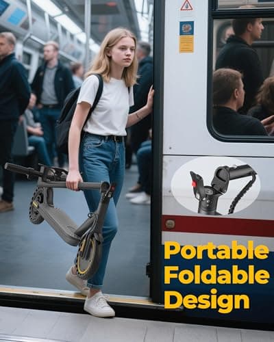 Electric Scooter, 350W/500W Motor, 8.5''/10''Tires, Top Speed 16/19/22 mph, Max 12/21/23Miles Ranges, Foldable E Scooter for Adults