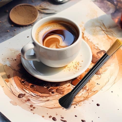 Coffee Grinder Cleaning Brush Dusting Espresso Brush Accessories Cleaner Barista Brush Machine Cleaning Brush Cleaning Tool for Bean Grain Coffee Tool Barista Home Kitchen