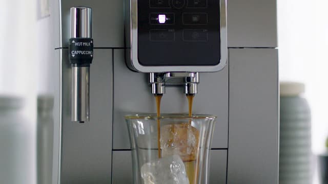 De'Longhi America Dinamica Fully Automatic Coffee and Espresso Machine with Premium Adjustable Frother, Stainless Steel, ECAM35025SB