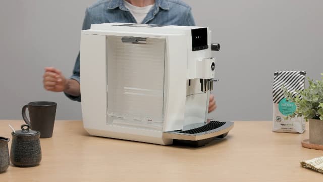 Jura E4 Piano White Automatic Coffee Machine