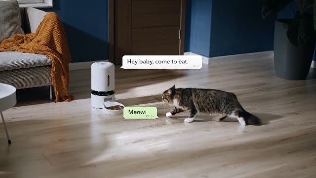 PETLIBRO Automatic Cat Feeder with Camera for Two Cats, 1080P HD Video with Night Vision, 5G WiFi Pet Feeder with Phone APP Control, 2-Way Audio for Cat & Dog, Low Food & Motion & Sound Alerts