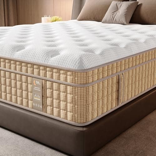 BedStory King Mattress 14 Inch Hybrid Plush Mattresses Gel Memory Foam & Pocket Spring Bed for Back Pain Relief, Fiberglass-Free, CertiPUR-US