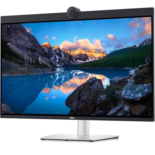 Dell UltraSharp 32" 4K UHD IPS Video Conferencing Monitor w/5ms Response Time, Built-in Speakers, Anti Glare, VESA Mount (100mm), DisplayPort, HDMI, Black/Silver (U3223QZ - 2025 Latest Model)