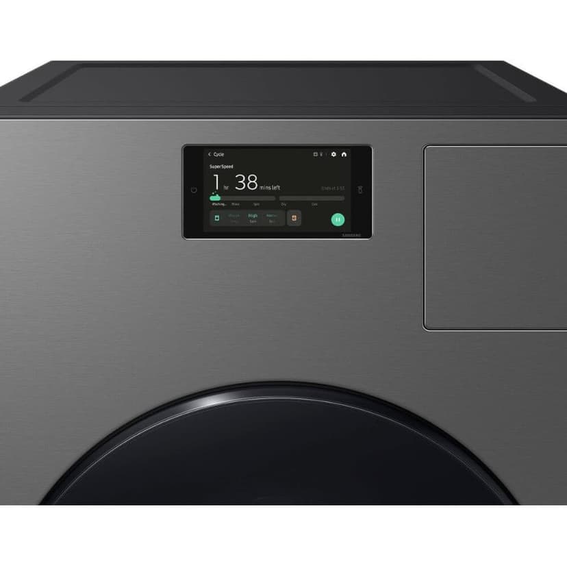Samsung WD53DBA900HZ Bespoke 5.3 Cu. Ft. Dark Steel Front Load All-in-One Washer/Dryer Combo
