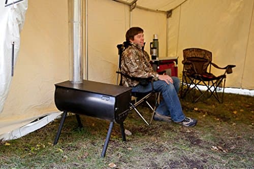Camp Chef Alpine Heavy Duty Cylinder System - Wood-Burning Stove System for Wall Tent Camping - Camping Gear