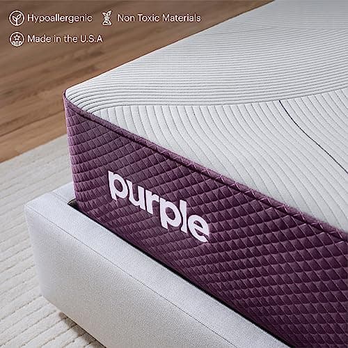 Purple Restore Mattress (Soft) – Split King, GelFlex Grid, Better Than Memory Foam, Temperature Neutral, Responsiveness, Breathability, Made in USA