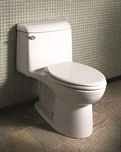 American Standard 2034314.020 Champion 4 One-Piece Toilet with Toilet Seat, Elongated Front, Chair Height, White, 1.6 gpf
