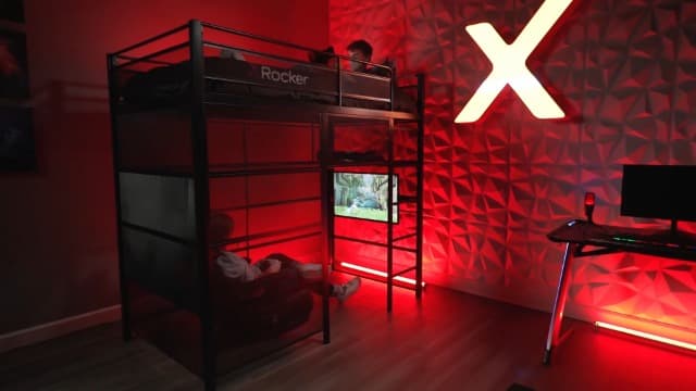 X Rocker Sigma PC Computer Gaming Office Desk Chair, with Headrest RGB LED Lights, Adjustable Seat and Armrest, 0780401, 24.41" x 49.8" x 20.87", Black