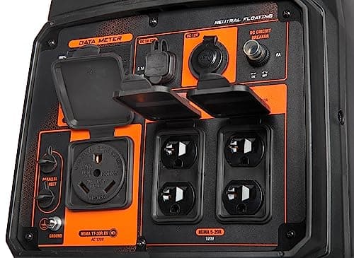 WEN 4800-Watt Portable Inverter Generator, RV-Ready, Quiet and Lightweight with Fuel Shut Off (56477i)