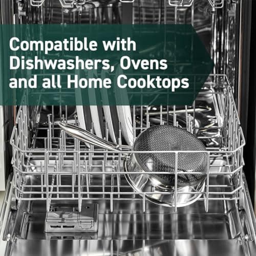 HexClad Hybrid Nonstick 6-Piece Pot Set with 2 Silicone Trivets, 2, 3, and 8-Quart Pots with Tempered Glass Lids, Stay-Cool Handles, Dishwasher-Friendly, Induction Ready, Compatible with All Cooktops