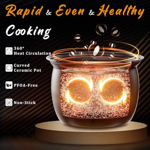 Fullwill Electric Pressure Cooker 6QT Dual Pots, 12 in 1 MultiFunction Cooker with 304 Stainless Steel & Ceramic Pots, Pressure Cook, Soup, Porridge, Yogurt, Meat Stew, Rice, Poultry, Beans and More