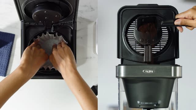 OXO Brew 8 Cup Coffee Maker, Stainless Steel,Black