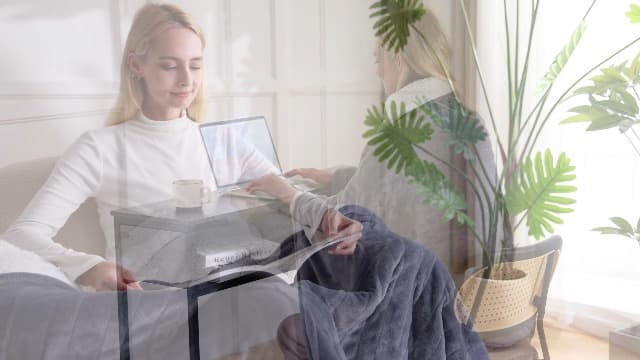 Heated Electric Blanket Queen Size - 84" x 90" Heating Blanket with Dual Control, 10 Levels & 8 Hours Auto Off, Soft Warm Flannel Gift with Over-Heat Protection, ETL & FCC Certified