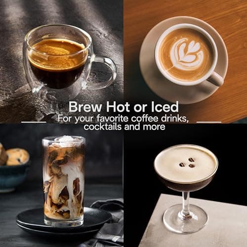 De'Longhi Dinamica Plus Connected Espresso & Coffee Machine with Automatic Milk Frother, One Touch Latte, Cappuccino, Color Touch Display, ECAM37095TI