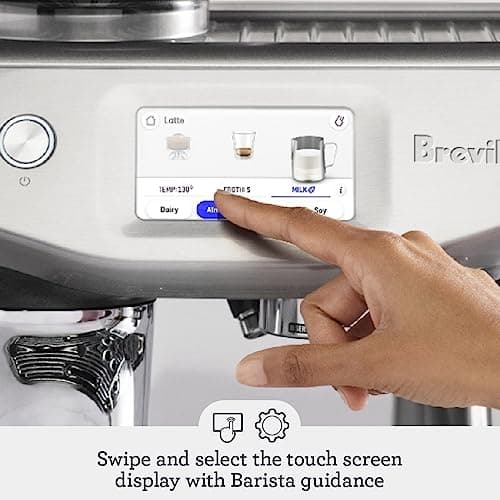 Breville Barista Touch Impress Espresso Machine BES881OLT, Olive Tapenade
