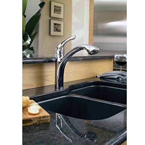hansgrohe Allegro E Stainless Steel Single-Handle Kitchen Faucet, Kitchen Faucets with Pull Out Sprayer, Faucet for Kitchen Sink, Stainless Steel Optic 04076860, 12.6" Height