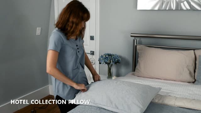 COZSINOOR Bed Pillows for Sleeping Queen Size - Hotel Quality Set of 2 - Breathable Down Alternative Microfiber Filled for Back, Stomach, Side Sleepers, Cooling & Skin-Friendly