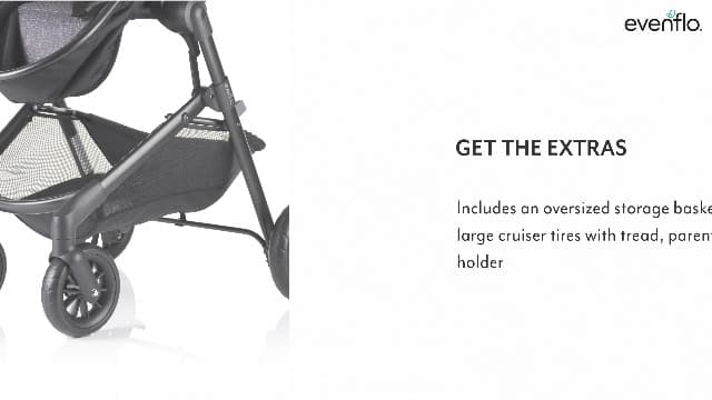 Evenflo Pivot Modular Travel System with LiteMax Infant Car Seat with Anti-Rebound Bar (Casual Gray)