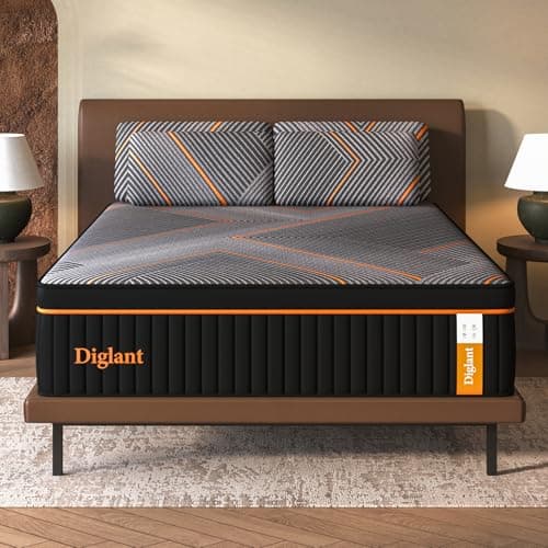 Queen Mattress, 14 Inch Plush Hybrid Mattress Memory Foam with Individually Pocket Springs Queen Size Mattress in Box, Plush Mattress for Pressure Relief,CertiPUR-US Certified,Edge Support