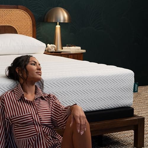Leesa Legend Hybrid 12" Mattress, King Size Luxury Dual Hybrid/CertiPUR-US Certified/with Organic Cotton Mattress Cover / 100-Night Trial,White