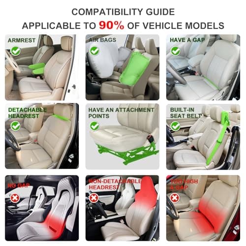 Linen Car Seat Covers Front Seat Covers Breathable Cloth Fabric Car Seat Protector - Universal Fit for Cars, Vans, SUVs, Trucks - 2 Units - Gray