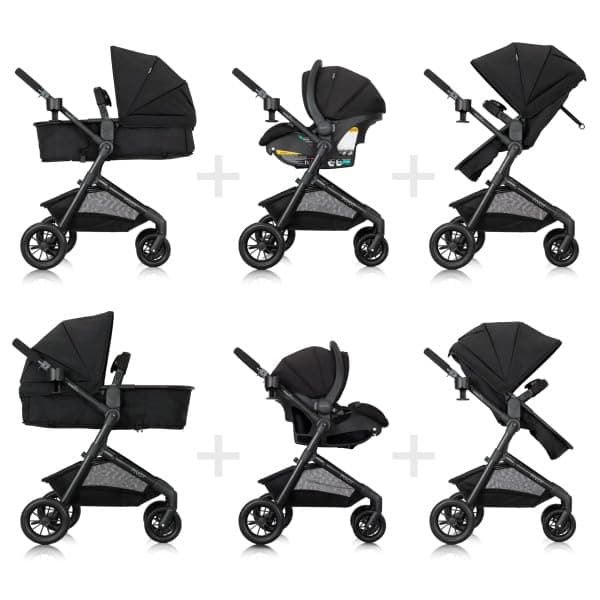 Pivot Modular Travel System with LiteMax Infant Car Seat (Oxford Black)